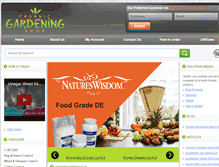 Tablet Screenshot of organicgardeningshop.com